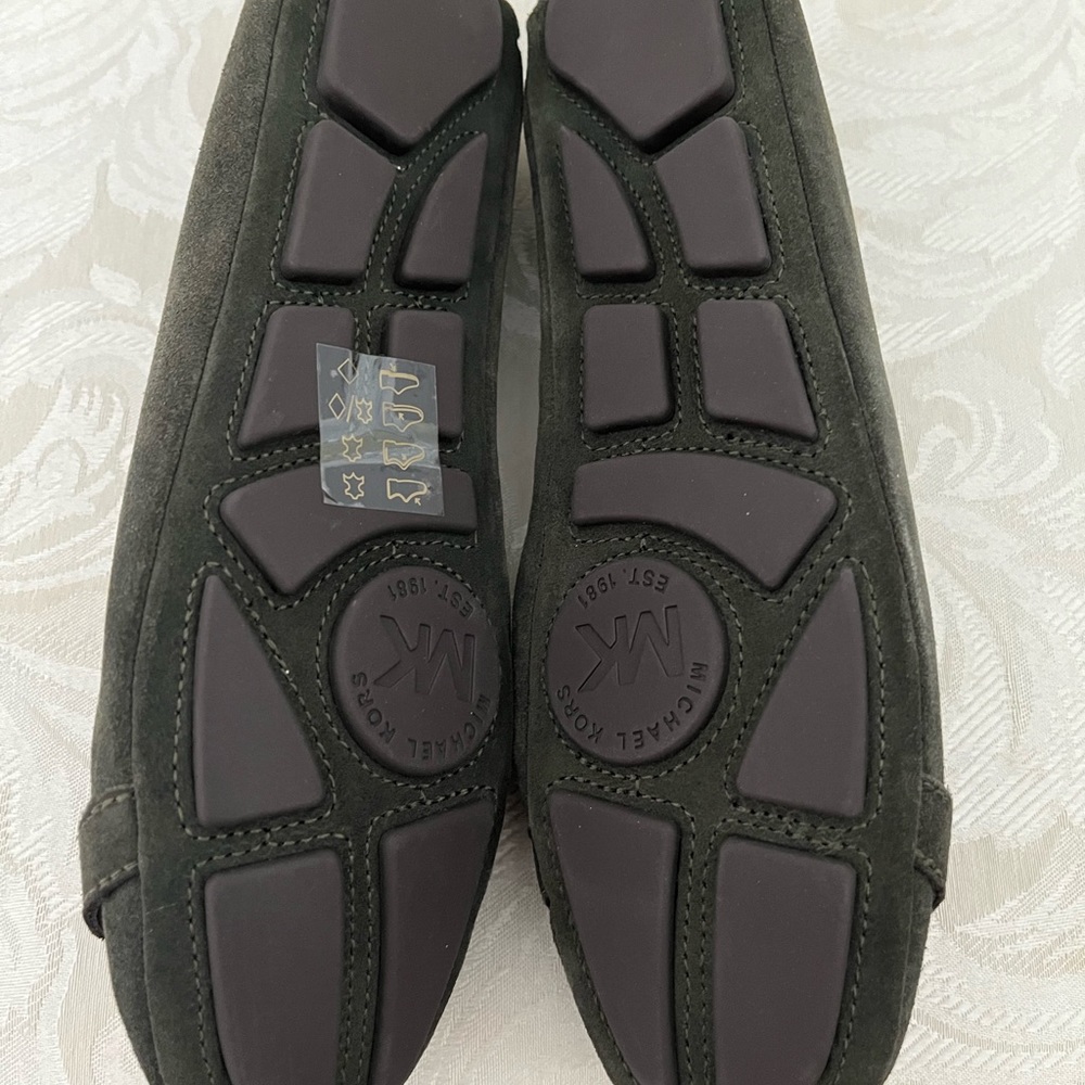 Michael kors Fulton suede flats dark olive green New size 7 - Picture 4 of 4